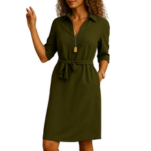 Load image into Gallery viewer, Modern Midi Dress for Women Comfortable Elegant Wear
