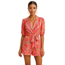 Load image into Gallery viewer, Printed Summer Jumpsuit for Women with Belted Lightweight Casual Fit
