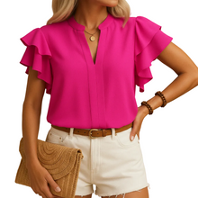 Load image into Gallery viewer, Women’s Sleeveless Chic Blouse with Tailored Silhouette
