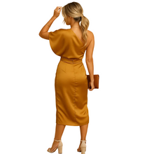Load image into Gallery viewer, Slim Silhouette Dress for Women with Minimal Elegant Finish
