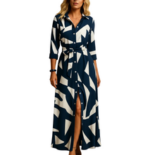 Load image into Gallery viewer, Long Summer Dress for Women with Short Sleeve Lightweight Fabric
